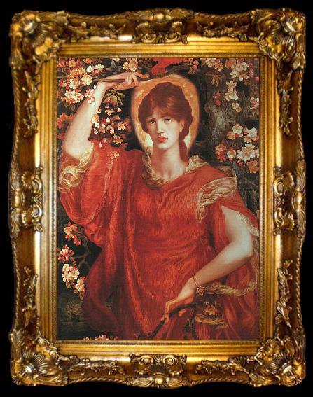 framed  Dante Gabriel Rossetti A Vision of Fiammetta, ta009-2